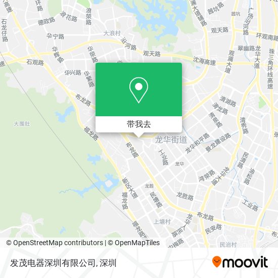 发茂电器深圳有限公司地图