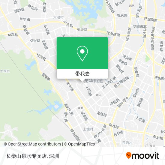 长燊山泉水专卖店地图