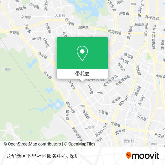 龙华新区下早社区服务中心地图