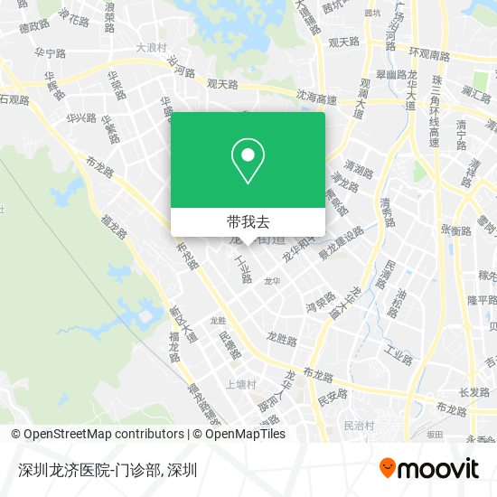 深圳龙济医院-门诊部地图