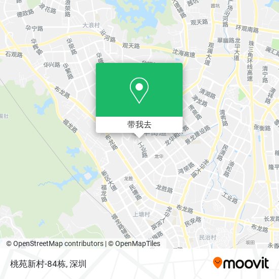桃苑新村-84栋地图