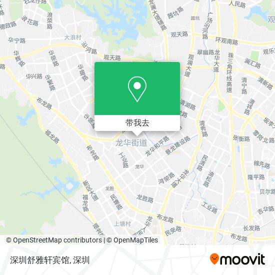 深圳舒雅轩宾馆地图