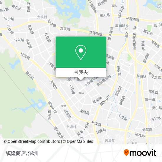 镇隆商店地图