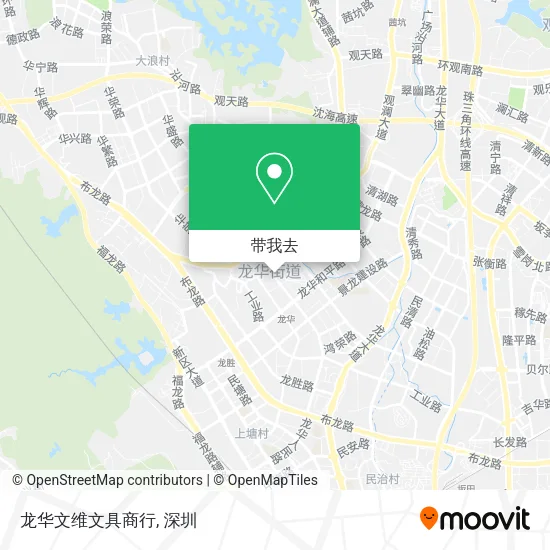 龙华文维文具商行地图