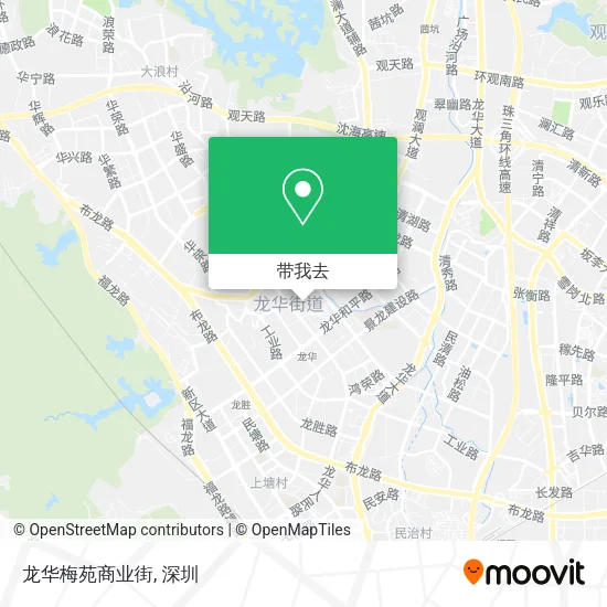 龙华梅苑商业街地图