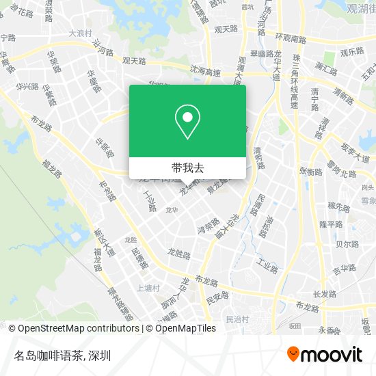 名岛咖啡语茶地图