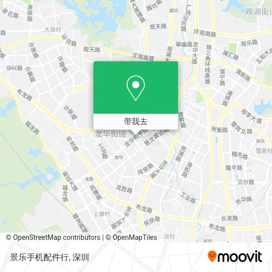 景乐手机配件行地图