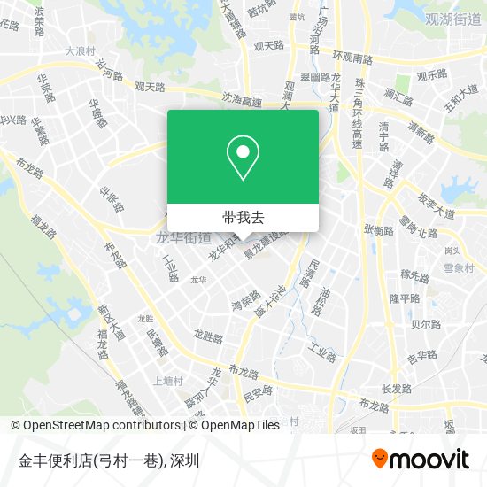 金丰便利店(弓村一巷)地图