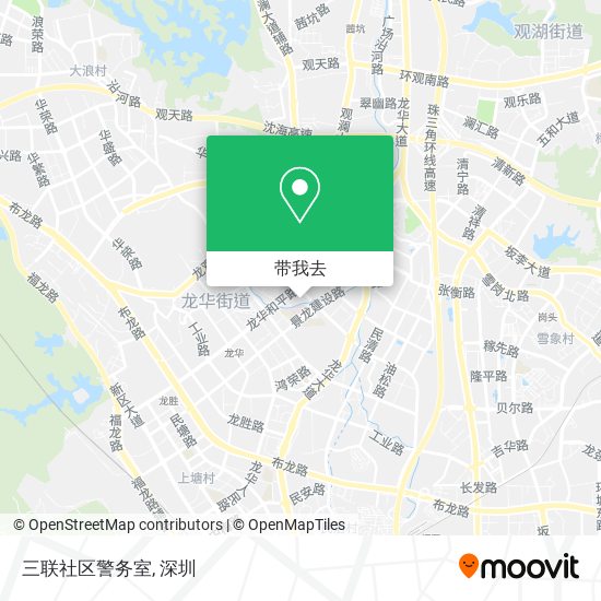 三联社区警务室地图