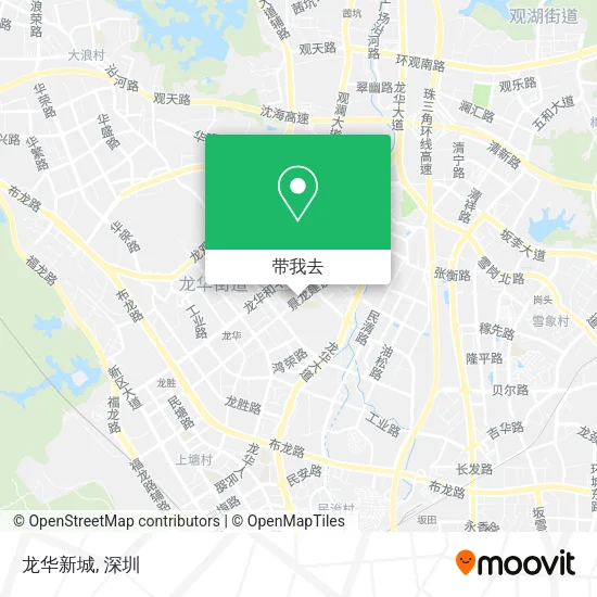 龙华新城地图