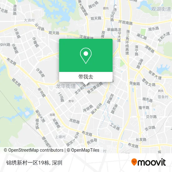 锦绣新村一区19栋地图