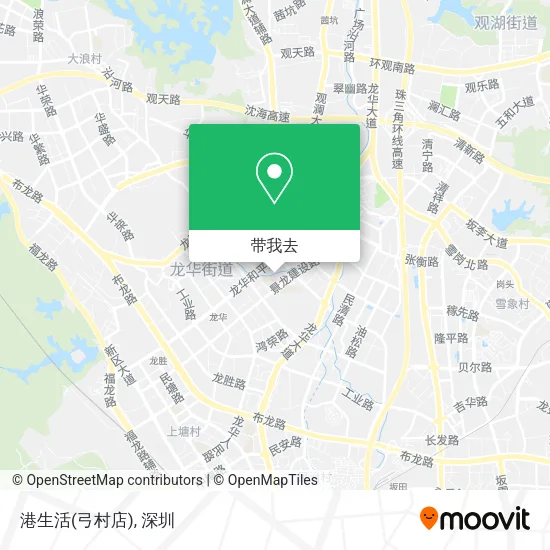港生活(弓村店)地图