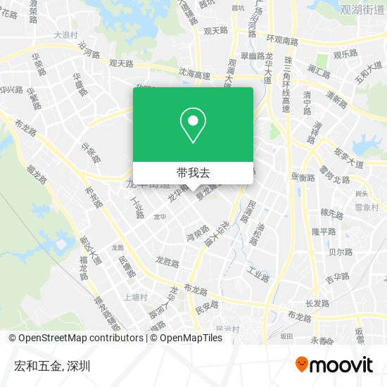 宏和五金地图