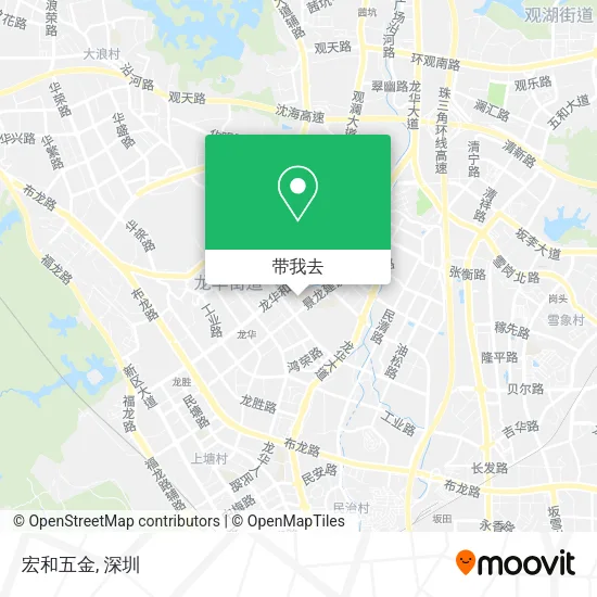 宏和五金地图