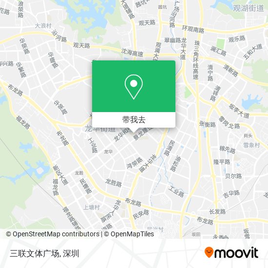 三联文体广场地图