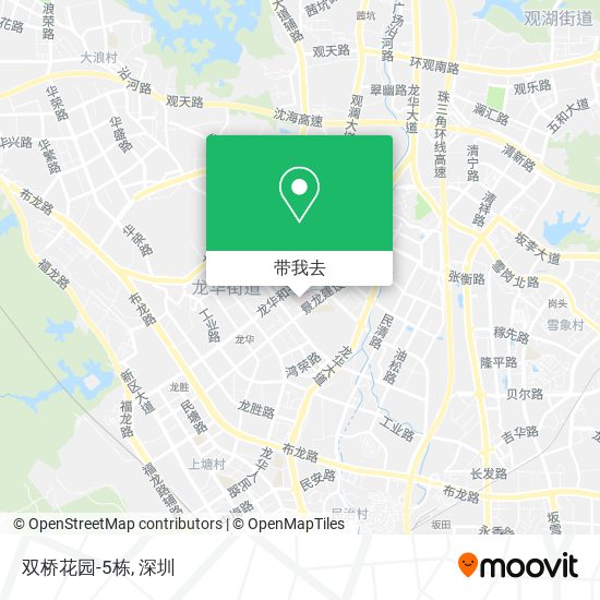 双桥花园-5栋地图