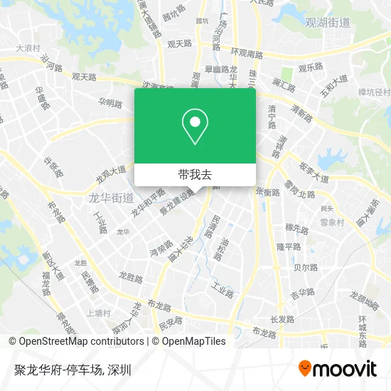 聚龙华府-停车场地图