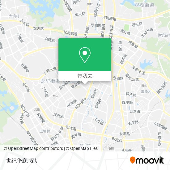 世纪华庭地图