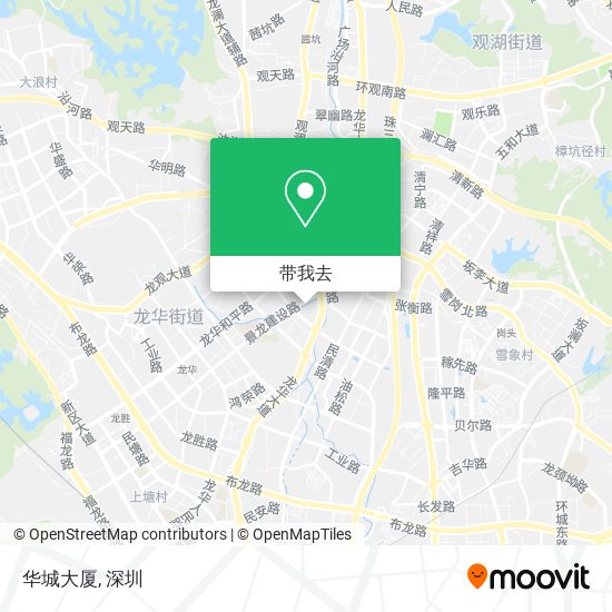 华城大厦地图