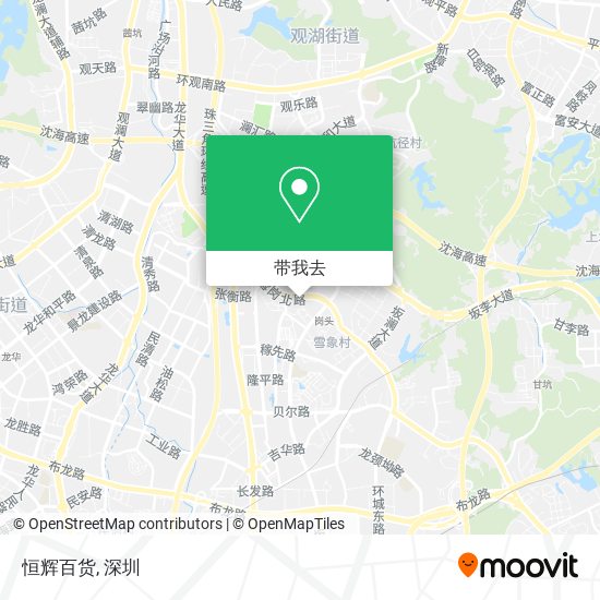 恒辉百货地图