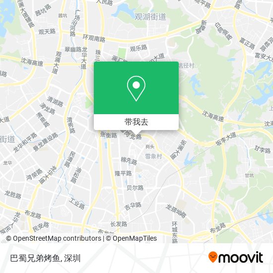巴蜀兄弟烤鱼地图