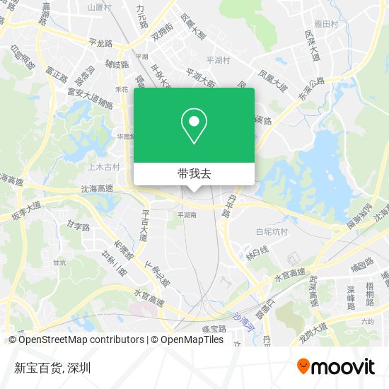 新宝百货地图