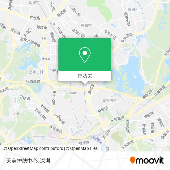 天美护肤中心地图