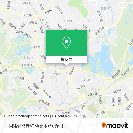 中国建设银行ATM(新木路)地图