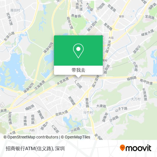 招商银行ATM(信义路)地图