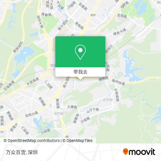 万众百货地图