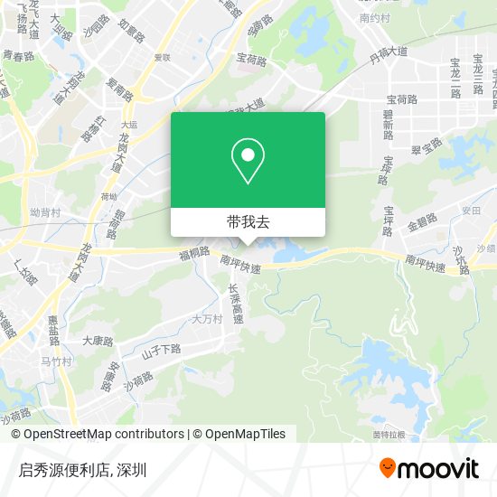 启秀源便利店地图