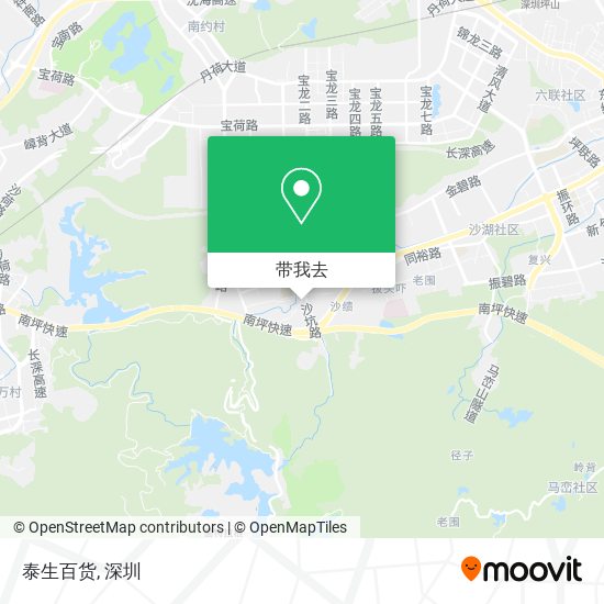 泰生百货地图