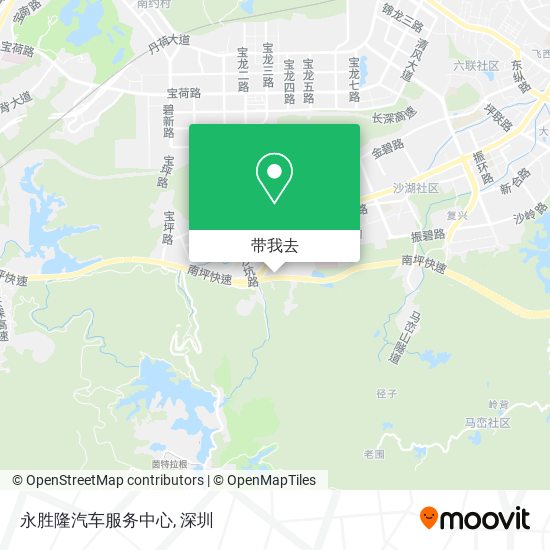 永胜隆汽车服务中心地图