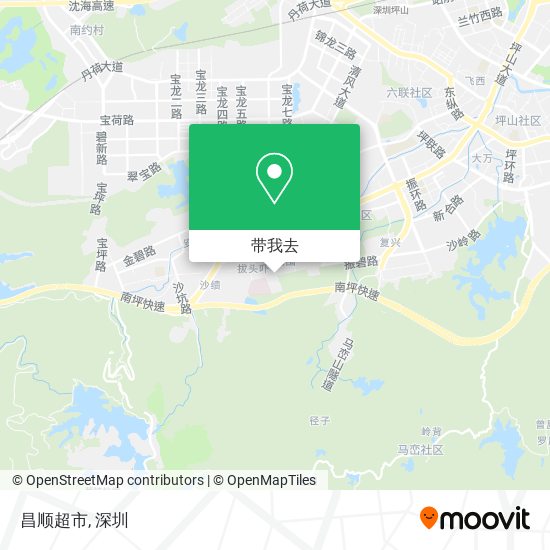 昌顺超市地图
