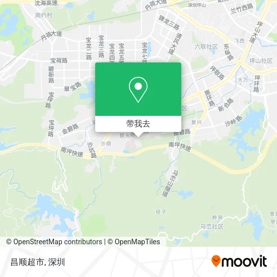 昌顺超市地图