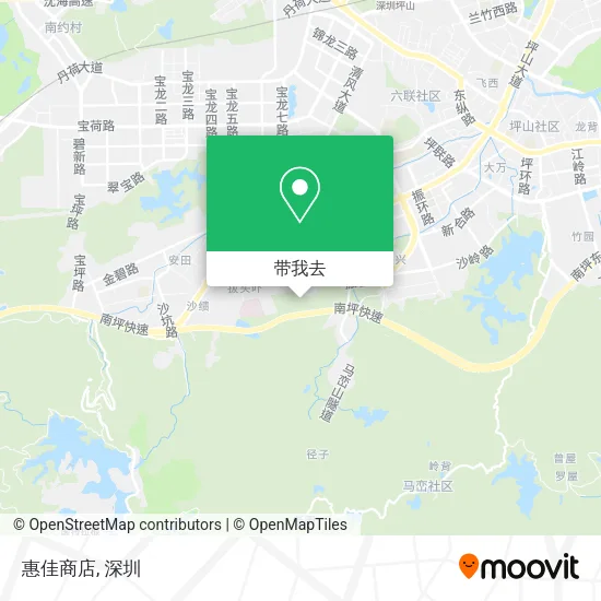 惠佳商店地图