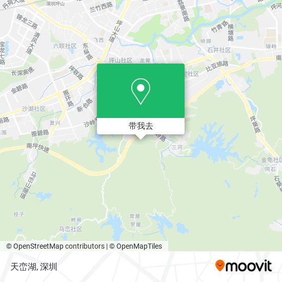 天峦湖地图