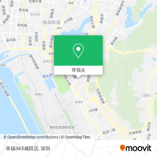 幸福365咸田店地图