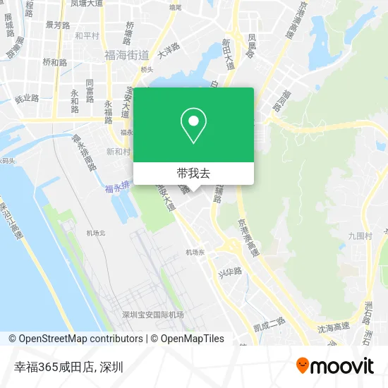 幸福365咸田店地图