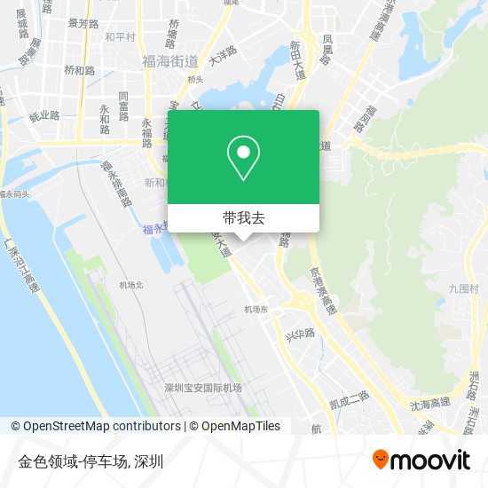 金色领域-停车场地图