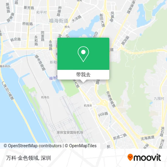万科·金色领域地图