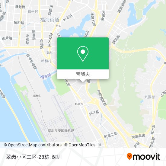 翠岗小区二区-28栋地图