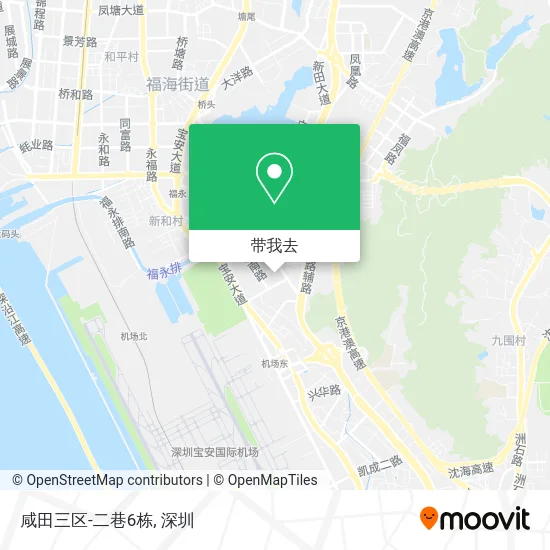 咸田三区-二巷6栋地图