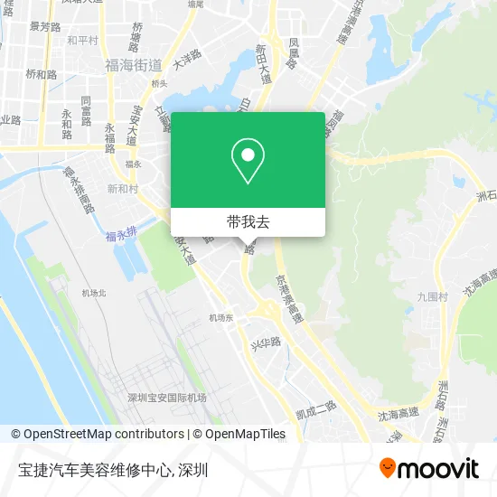 宝捷汽车美容维修中心地图