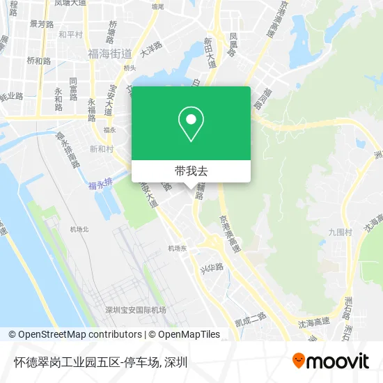 怀德翠岗工业园五区-停车场地图