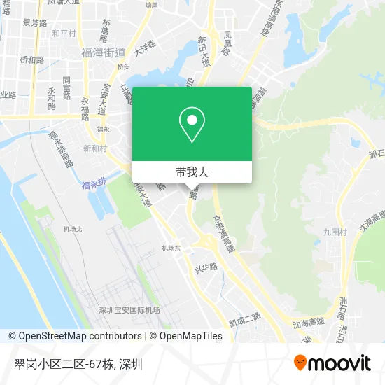 翠岗小区二区-67栋地图