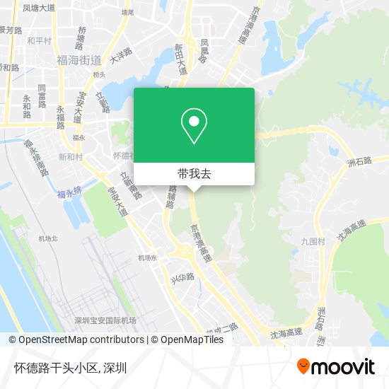 怀德路干头小区地图