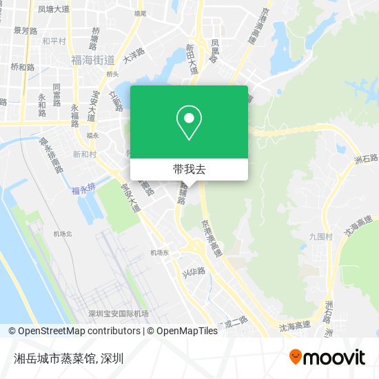 湘岳城市蒸菜馆地图