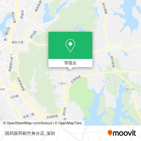 国药医药簕竹角分店地图