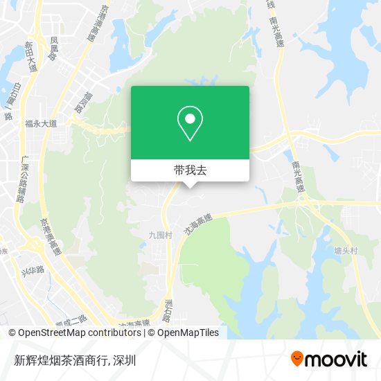 新辉煌烟茶酒商行地图